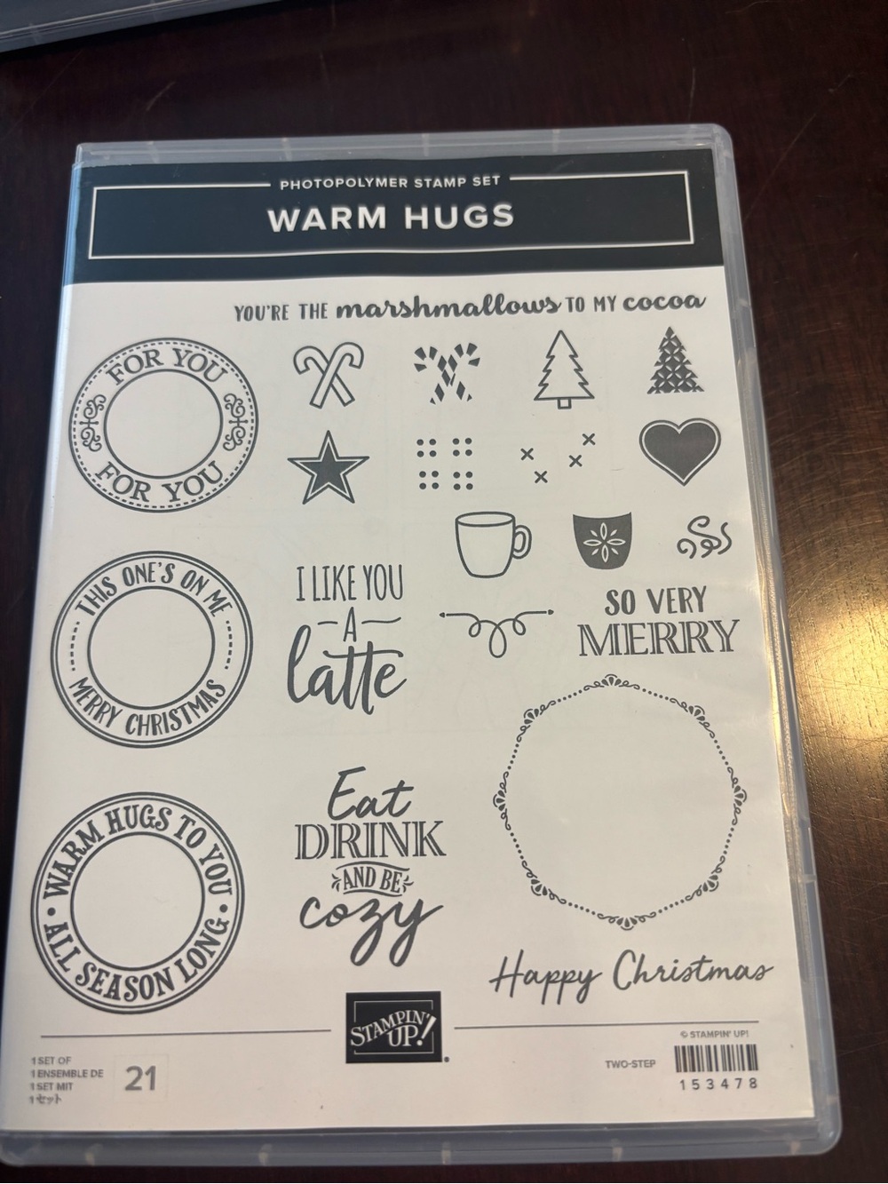 Stampin' Up! Warm Hugs Stamp & Dye Stamp Set